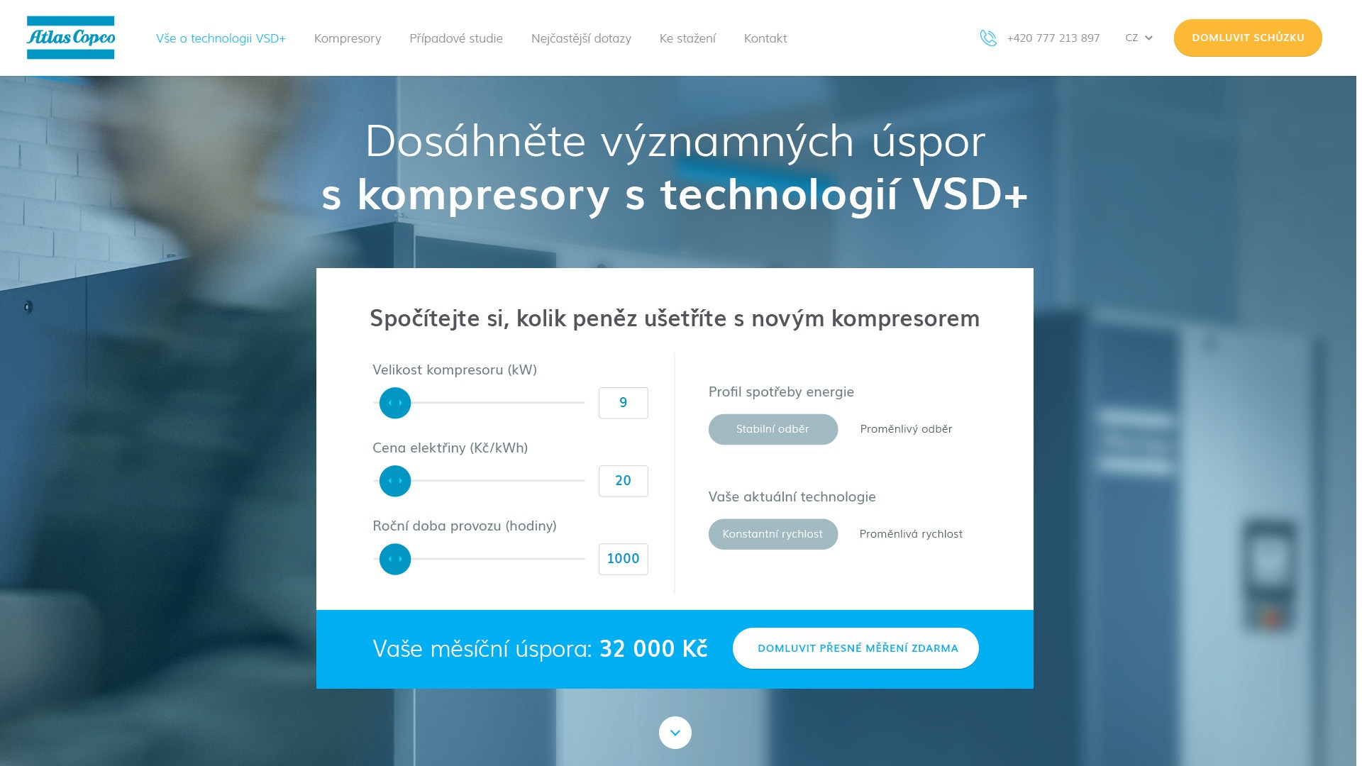Atlas Copco – Feasibility study and website development