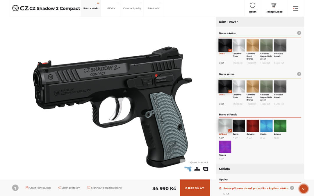 The world’s first online gun configurator