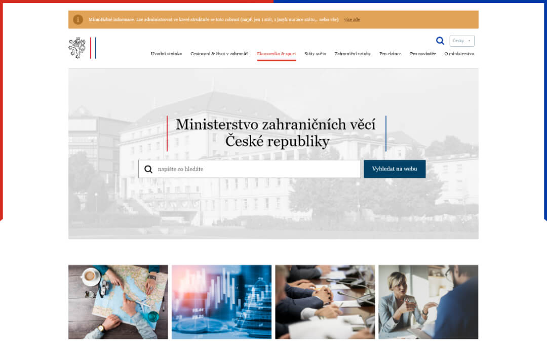 Ministry of Foreign Affairs – Tender specifications for the public sector
