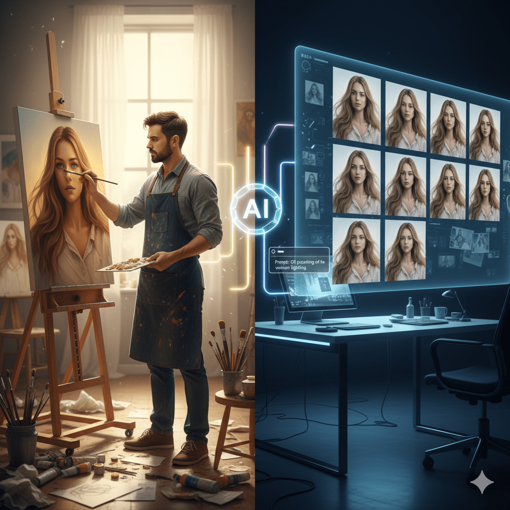 Generative design and AI-driven visual content